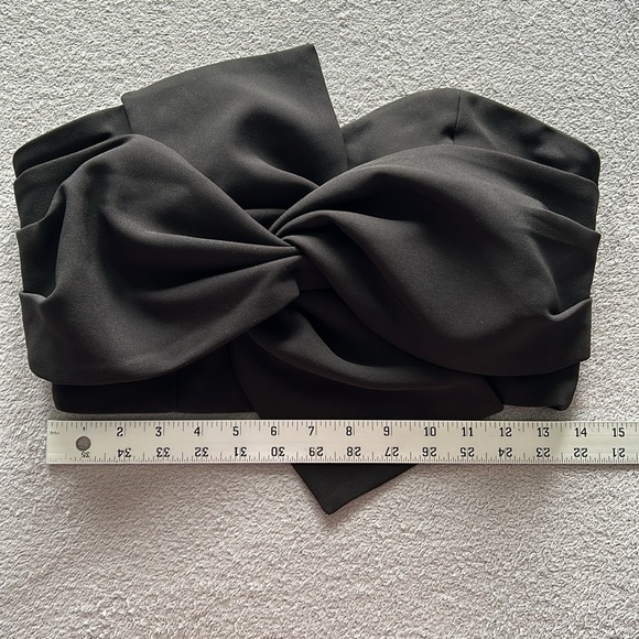 Chicwish | Womens Black Strapless Twisted Sweet Knot Bustier Top - Size S - Picture 10 of 12